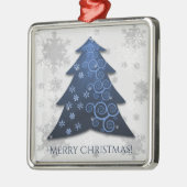 Blue Festive Christmas Tree Keramik Ornament (Links)