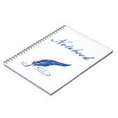 Blue Fether Notebook Notizblock (Linke Seite)