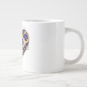 Blue Filigree Heart Tasse (Rechts)