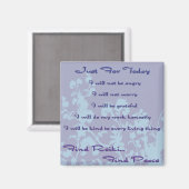 Blue Find Reiki Magnet (Vorderseite/Rückseite)