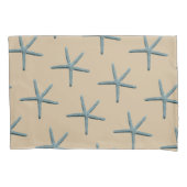 Blue Finger Starfish auf Sand Standard Kissenbezug (Vorderseite-Links)