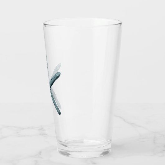 Blue Finger Starfish Glas (Links)