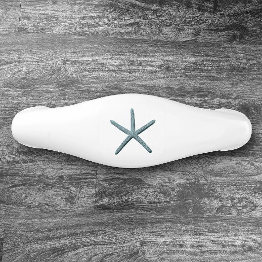 Blue Finger Starfish Keramik Schubladengriff