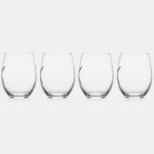 Blue Finger Starfish Weinglas Ohne Stiel (Links)