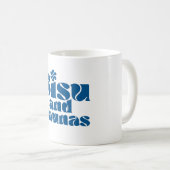 Blue Finland Sisu und Saunas Coffee Tasse (VorderseiteRechts)