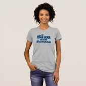 Blue Finland Sisu und Saunas T - Shirt (Vorne ganz)