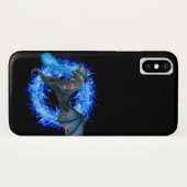 Blue Fire Dragon Flamames Fantasy Case-Mate iPhone Hülle (Rückseite (Horizontal))