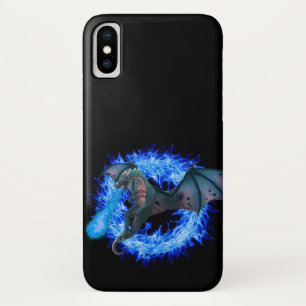 Blue Fire Dragon Flamames Fantasy Case-Mate iPhone Hülle