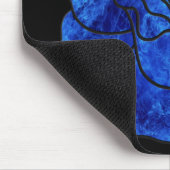 Blue Fire Rose Mouse Pad Mousepad (Ecke)