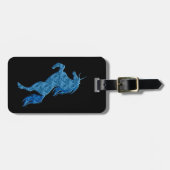 Blue Fire Unicorage Gepäckmarke Gepäckanhänger (Vorderseite horizontal)