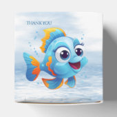 Blue Fish Favor Box Geschenkschachtel (Oben)