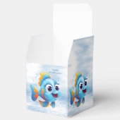 Blue Fish Favor Box Geschenkschachtel (Geöffnet)