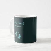 Blue Fish Guide Kaffeetasse (Vorderseite Links)