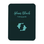 Blue Fish Guide Magnet (Vertikal)