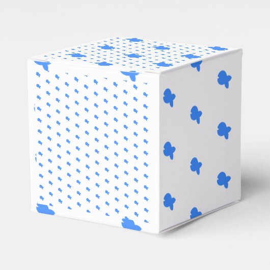 Blue Fish Kids Baby Dusche weiß Geschenkschachtel (Vorderseite)