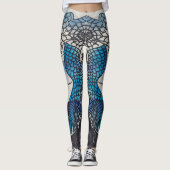 Blue Fish Leggings (Vorderseite)