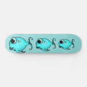 Blue Fish Skateboard (Horizontal)