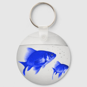 Blue Fishies Schlüsselanhänger