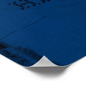 Blue Fitness Poster - Glaube!! (Ecke)