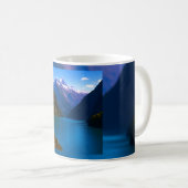 Blue Fjord Tranquility Kaffeetasse (VorderseiteRechts)
