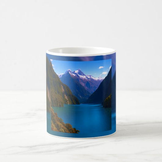 Blue Fjord Tranquility Kaffeetasse (Mittel)