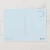 Blue Flag Iris Fleur de Lys French Canada Quebec Postkarte (Rückseite)