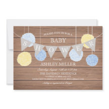 Blue Flags n Fluffs - Einladung zur Kinderdusche