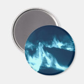 Blue Flame 2 Magnet (Vorderseite/Rückseite)