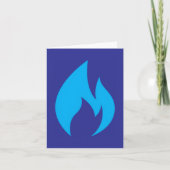 Blue Flame Card Ignite Karte (Vorderseite)