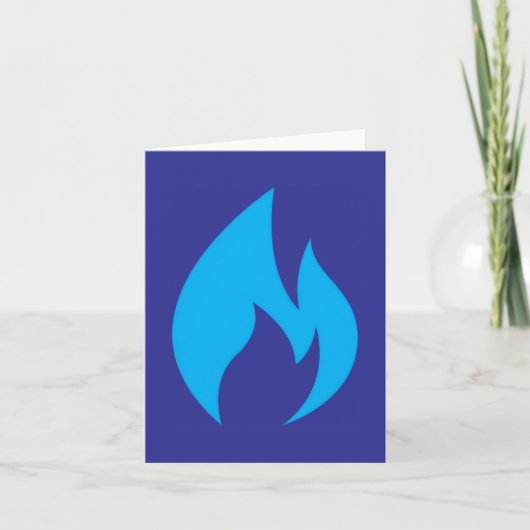 Blue Flame Card Ignite Karte (Vorderseite)