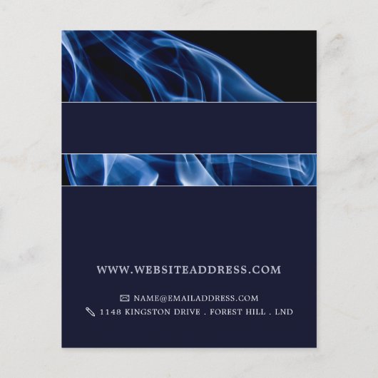Blue Flame, Gas Engineer und Lieferantenwerbung Flyer (Hinten)