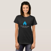 Blue Flame, Gasingenieur und Lieferant T-Shirt (Vorne ganz)