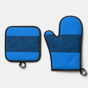 Blue Flame Oven Mitts & Pot Holdings Set