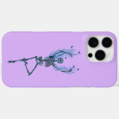 Blue Flames Ballerina Tanz Skelettdesign Case-Mate iPhone Hülle (Rückseite (Horizontal))