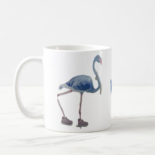 Blue FLAmingo Tasse Abstimmung Harris 2024 (Links)