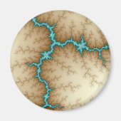 Blue Flash - Fraktal Magnet (Vorne)