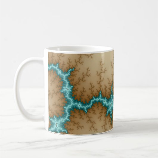 Blue Flash - Fraktal Tasse (Links)