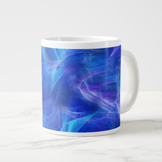 Blue Flash-Tasse Jumbo-Tasse (Vorderseite Rechts)