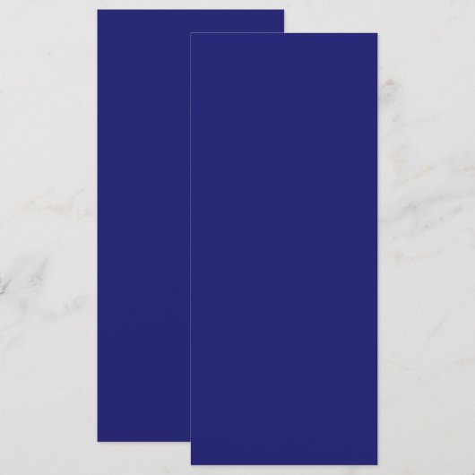 Blue Flat Card Mitternacht (Vorne/Hinten)