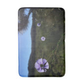 Blue Flax Blume Fotografie Badematte (Vorderseite Vertikal)
