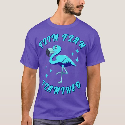 Blue Flim Flam Boys Flim Flam Flamingo Tier T-Shirt (Vorderseite)