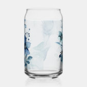 Blue Floral 3 Can Glass Trinkbehälter Set Dosenglas (Links)