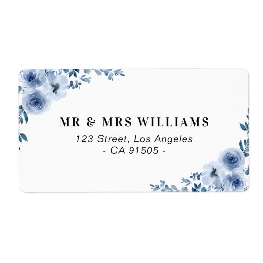 Blue Floral Address (Vorne)