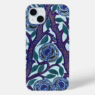 Blue Floral Art Deco Print Reproduction by Seguy Case-Mate iPhone Hülle
