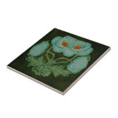 Blue Floral Art Nouveau Repro Pilkington 1910 Fliese (Seite)