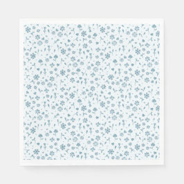 Blue Floral Baby in Bloom Young Dusche Serviette