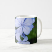 Blue Floral Bokeh Kaffeetasse (VorderseiteRechts)