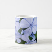 Blue Floral Bokeh Kaffeetasse (Mittel)