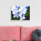 Blue Floral Bokeh Leinwanddruck (Insitu (Wohnzimmer))