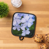 Blue Floral Bokeh Topflappen (Oben Unten)
